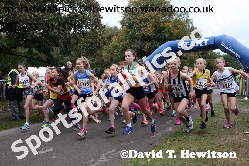 Girls under-13s ERRA Road Relays, Sutton Coldifield, Birmingham. Photo: David T. Hewitson/Sports for All Pics